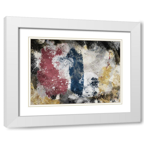Lunar Realms White Modern Wood Framed Art Print with Double Matting by Prime, Marcus