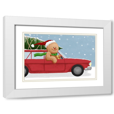 Tree Searching 1 White Modern Wood Framed Art Print with Double Matting by Prime, Marcus