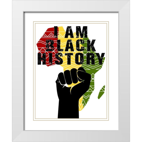 Historically Black 1 White Modern Wood Framed Art Print with Double Matting by Prime, Marcus
