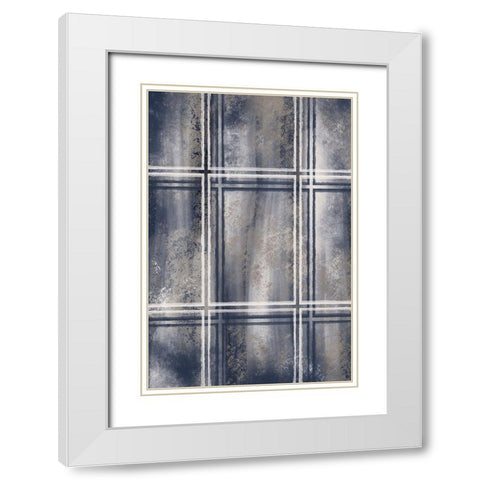 Denim Delight 1 White Modern Wood Framed Art Print with Double Matting by Prime, Marcus