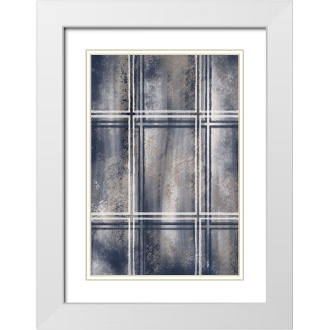 Denim Delight 1 White Modern Wood Framed Art Print with Double Matting by Prime, Marcus