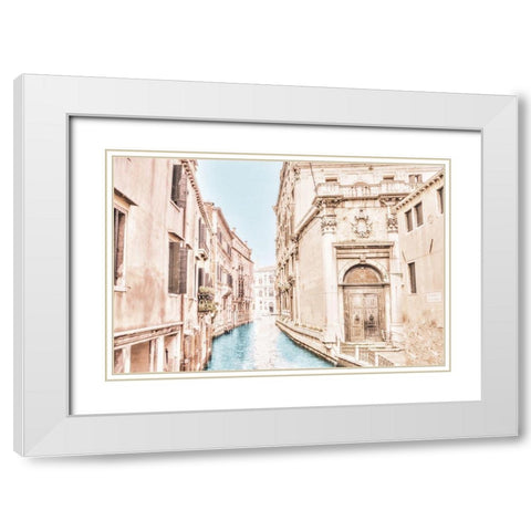 Venice Beauty White Modern Wood Framed Art Print with Double Matting by Prime, Marcus