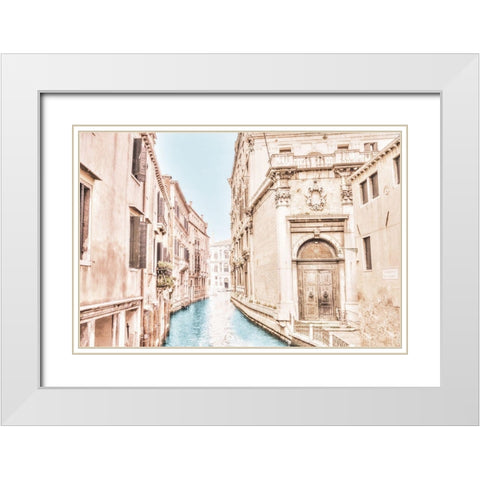 Venice Beauty White Modern Wood Framed Art Print with Double Matting by Prime, Marcus