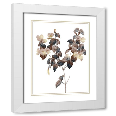 Autumn Balance 1 White Modern Wood Framed Art Print with Double Matting by Prime, Marcus