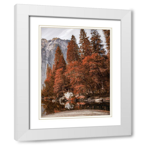 Relaxing Hike 2 White Modern Wood Framed Art Print with Double Matting by Prime, Marcus