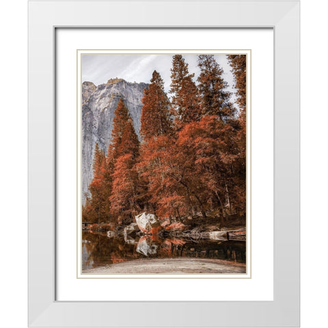 Relaxing Hike 2 White Modern Wood Framed Art Print with Double Matting by Prime, Marcus