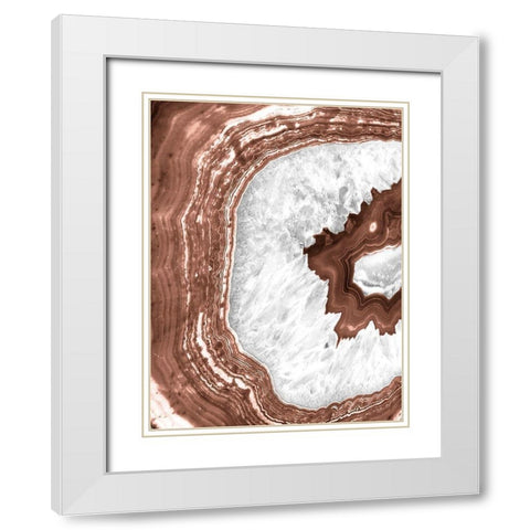 Autumn Aurora Geod White Modern Wood Framed Art Print with Double Matting by Prime, Marcus