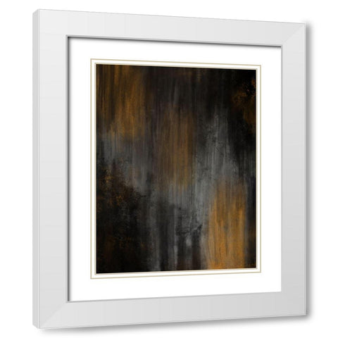 Dark Reflection White Modern Wood Framed Art Print with Double Matting by Prime, Marcus