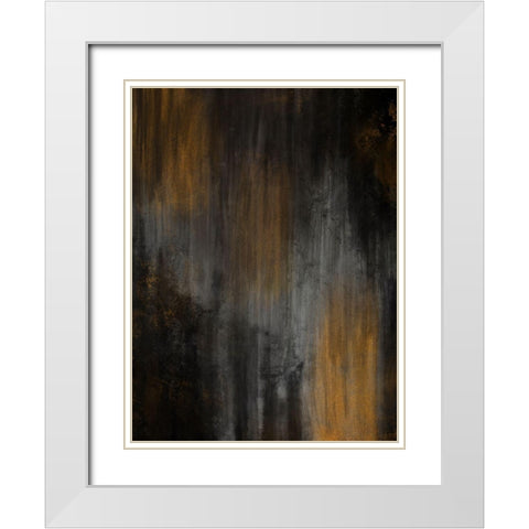 Dark Reflection White Modern Wood Framed Art Print with Double Matting by Prime, Marcus