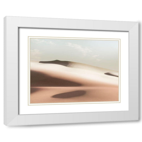 Quiet Eternity White Modern Wood Framed Art Print with Double Matting by Prime, Marcus