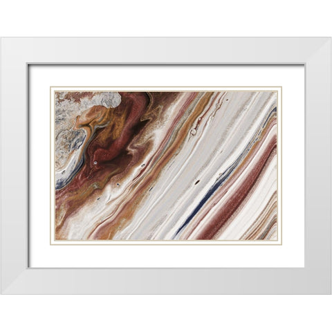 Earthly Beauty White Modern Wood Framed Art Print with Double Matting by Prime, Marcus