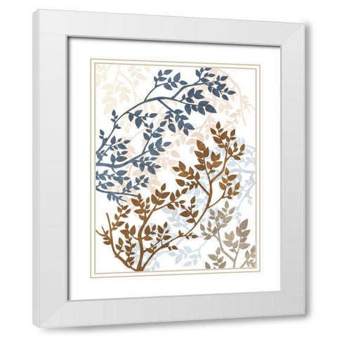 Peering Thru Branches White Modern Wood Framed Art Print with Double Matting by Prime, Marcus