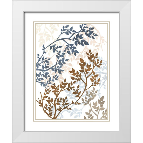 Peering Thru Branches White Modern Wood Framed Art Print with Double Matting by Prime, Marcus