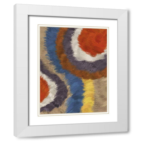 Shaggy Comfort White Modern Wood Framed Art Print with Double Matting by Prime, Marcus