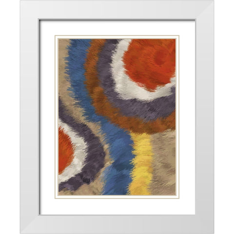 Shaggy Comfort White Modern Wood Framed Art Print with Double Matting by Prime, Marcus