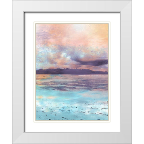 Coastal Sunset 3 White Modern Wood Framed Art Print with Double Matting by Prime, Marcus