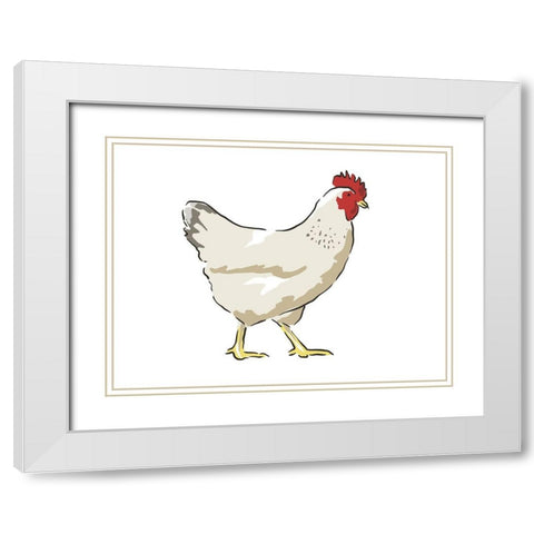 Barn Escape 1 White Modern Wood Framed Art Print with Double Matting by Prime, Marcus