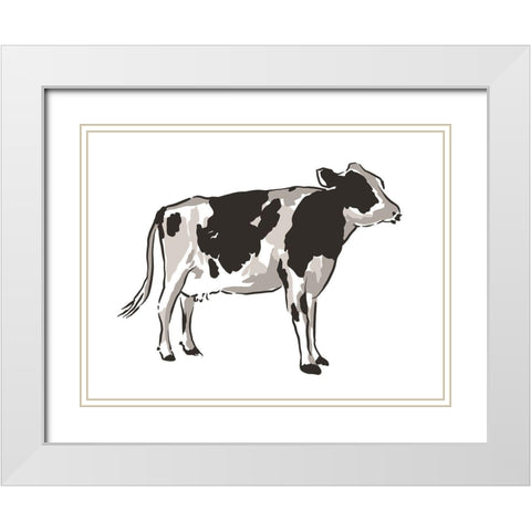 Barn Escape 2 White Modern Wood Framed Art Print with Double Matting by Prime, Marcus