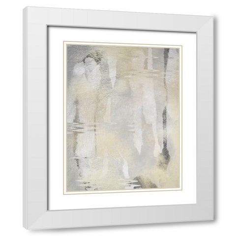 Sacred Stone White Modern Wood Framed Art Print with Double Matting by Prime, Marcus