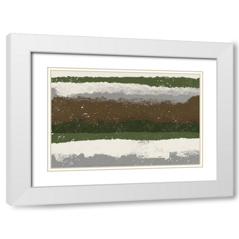 Flowing Welcome 1 White Modern Wood Framed Art Print with Double Matting by Prime, Marcus