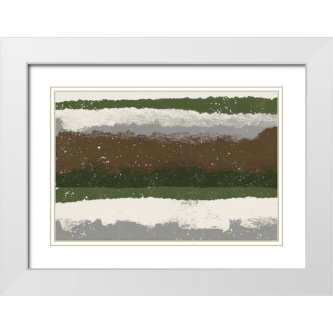 Flowing Welcome 1 White Modern Wood Framed Art Print with Double Matting by Prime, Marcus