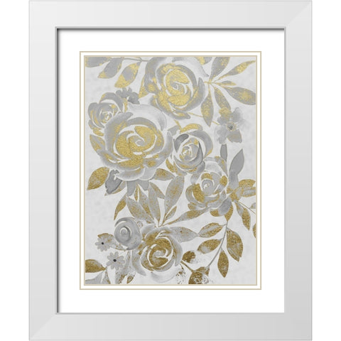 Midas Touch 1 White Modern Wood Framed Art Print with Double Matting by Prime, Marcus