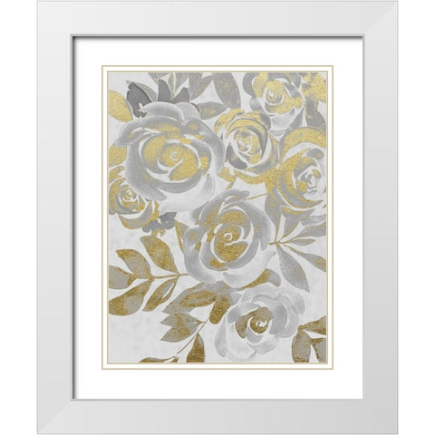 Midas Touch 2 White Modern Wood Framed Art Print with Double Matting by Prime, Marcus