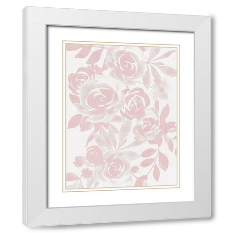 Soft Boho Touch 1 White Modern Wood Framed Art Print with Double Matting by Prime, Marcus