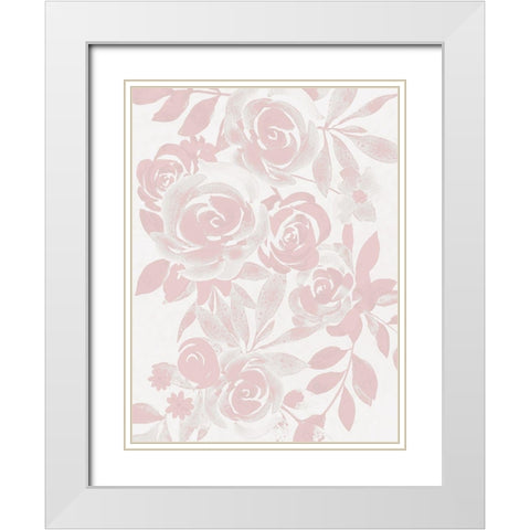 Soft Boho Touch 1 White Modern Wood Framed Art Print with Double Matting by Prime, Marcus