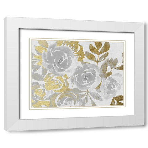 Golden Nature 2 White Modern Wood Framed Art Print with Double Matting by Prime, Marcus