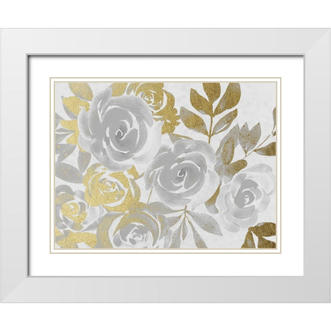Golden Nature 2 White Modern Wood Framed Art Print with Double Matting by Prime, Marcus