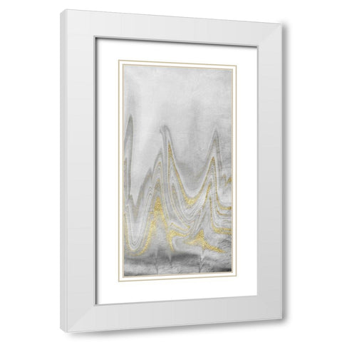 Distant Reality 1 White Modern Wood Framed Art Print with Double Matting by Prime, Marcus