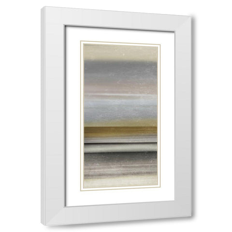 Distant Mirage 1 White Modern Wood Framed Art Print with Double Matting by Prime, Marcus