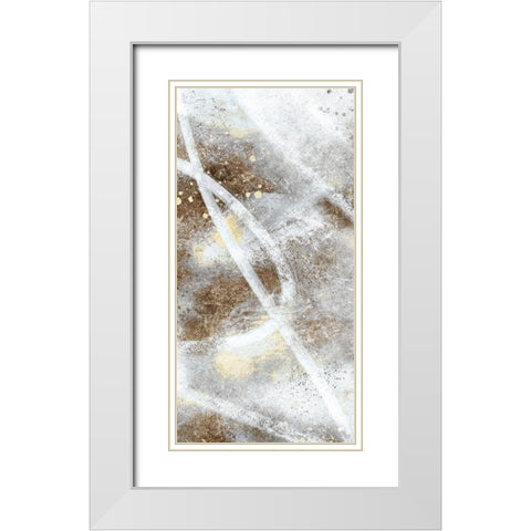 Stoned Distraction 2 White Modern Wood Framed Art Print with Double Matting by Prime, Marcus