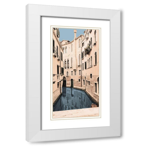 Beautiful Venice 1 White Modern Wood Framed Art Print with Double Matting by Prime, Marcus