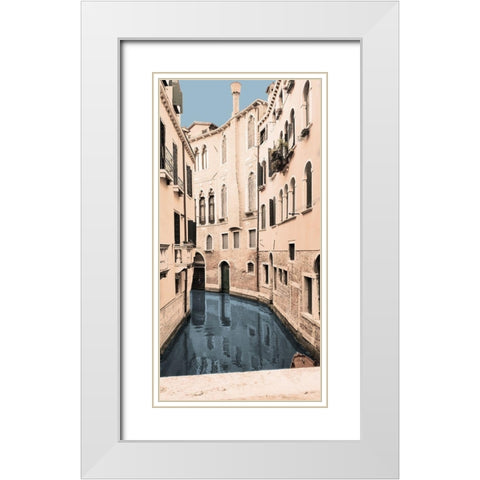 Beautiful Venice 1 White Modern Wood Framed Art Print with Double Matting by Prime, Marcus