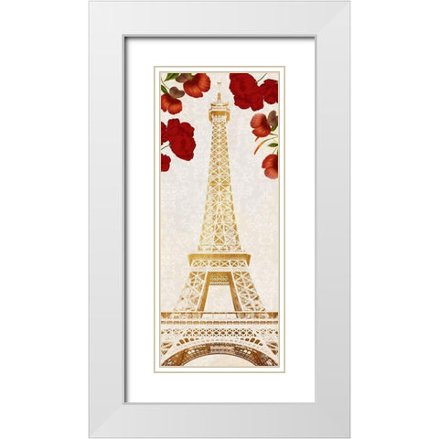 Shining Tower White Modern Wood Framed Art Print with Double Matting by Prime, Marcus