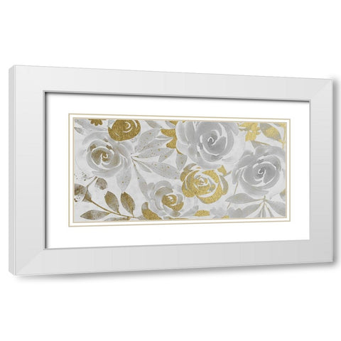Golden Growth 1 White Modern Wood Framed Art Print with Double Matting by Prime, Marcus
