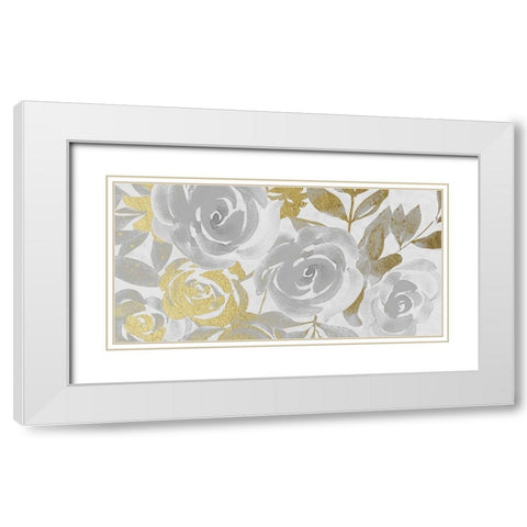 Golden Growth 2 White Modern Wood Framed Art Print with Double Matting by Prime, Marcus