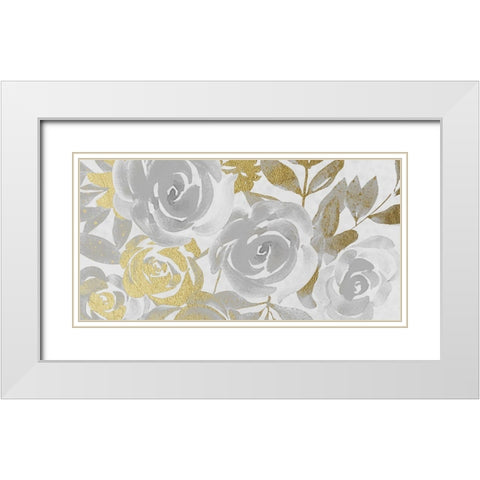 Golden Growth 2 White Modern Wood Framed Art Print with Double Matting by Prime, Marcus