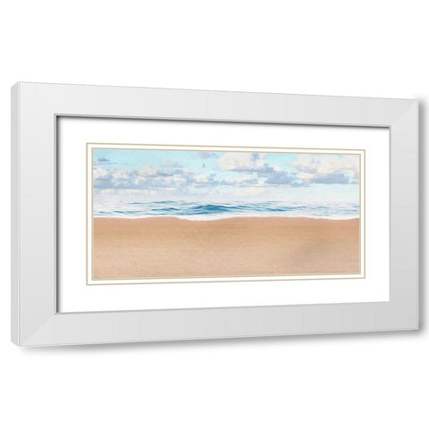 Peaceful Summer White Modern Wood Framed Art Print with Double Matting by Prime, Marcus