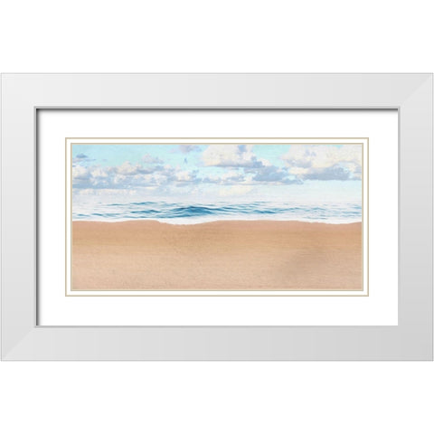 Peaceful Summer White Modern Wood Framed Art Print with Double Matting by Prime, Marcus