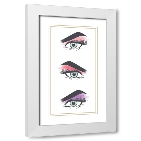 Eye Catching White Modern Wood Framed Art Print with Double Matting by Prime, Marcus