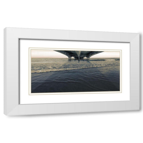 Bridge Of Dreams 1 White Modern Wood Framed Art Print with Double Matting by Prime, Marcus