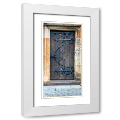 Opportunity Door 1 White Modern Wood Framed Art Print with Double Matting by Prime, Marcus