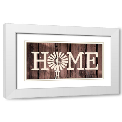 Home Mill White Modern Wood Framed Art Print with Double Matting by Prime, Marcus