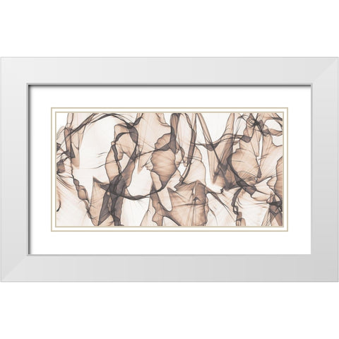 Flowing Desires White Modern Wood Framed Art Print with Double Matting by Prime, Marcus