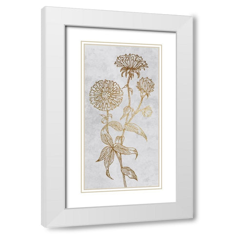 Golden Reach 2 White Modern Wood Framed Art Print with Double Matting by Prime, Marcus