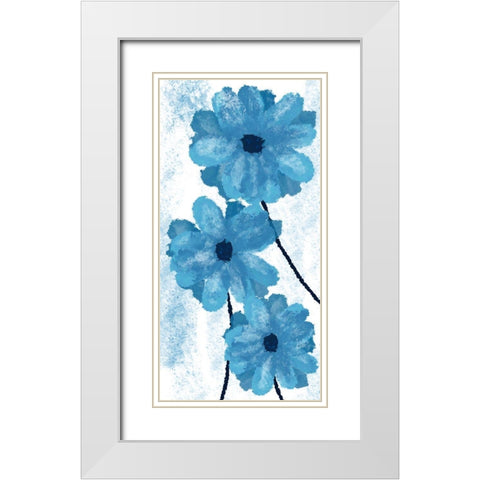 Rising Trio 1 White Modern Wood Framed Art Print with Double Matting by Prime, Marcus