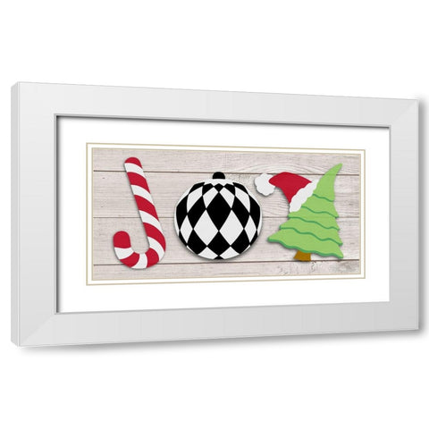 Seasonal Joy White Modern Wood Framed Art Print with Double Matting by Prime, Marcus
